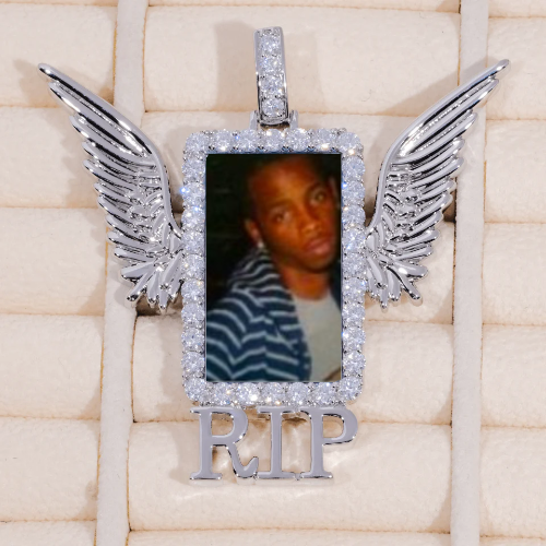 RIP WING 3D CUSTOM PICTURE PENDANT