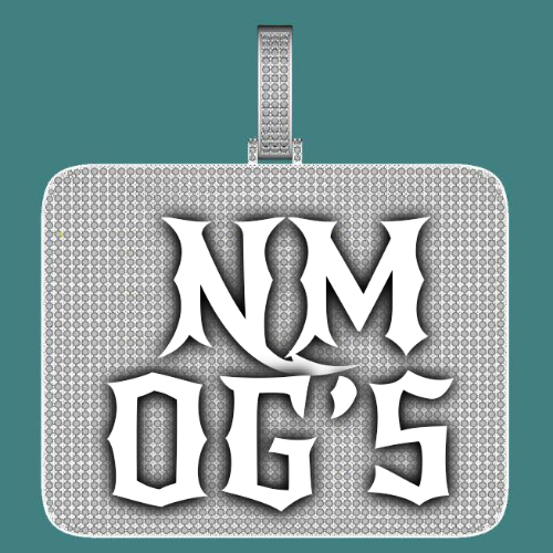 CUSTOM LETTER NECKLACE 3D BIG SQUARE