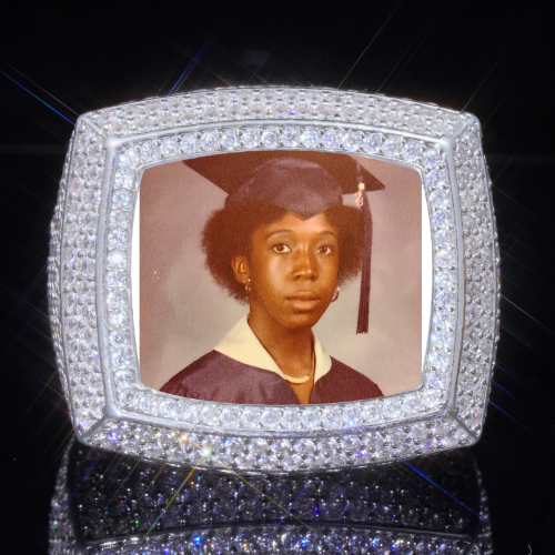 3D CUSTOM PICTURE ICED RING