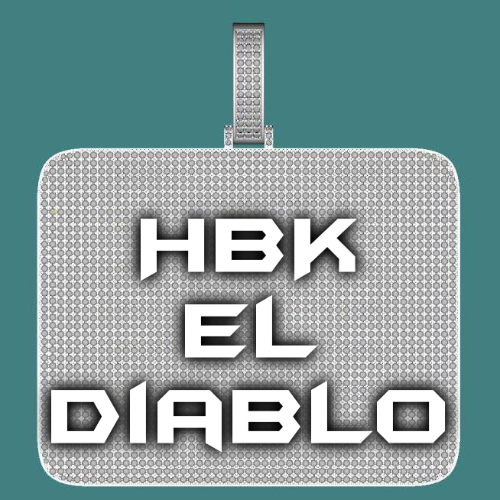 CUSTOM LETTER NECKLACE 3D BIG SQUARE