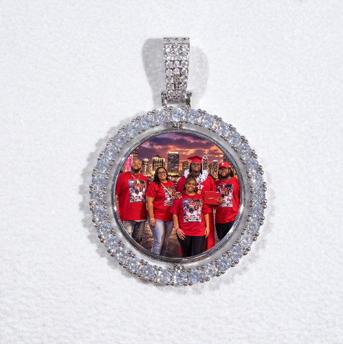3D Spinning 2-Faced Custom Picture Pendant