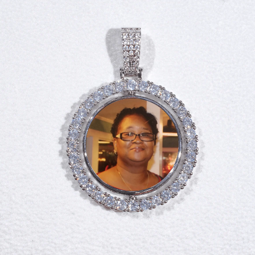 3D Spinning 2-Faced Custom Picture Pendant