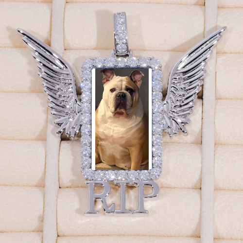 RIP WING 3D CUSTOM PICTURE PENDANT