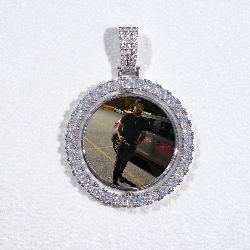 3D Spinning 2-Faced Custom Picture Pendant