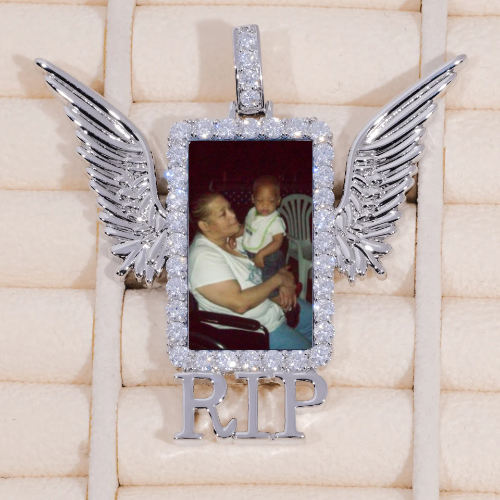 RIP WING 3D CUSTOM PICTURE PENDANT
