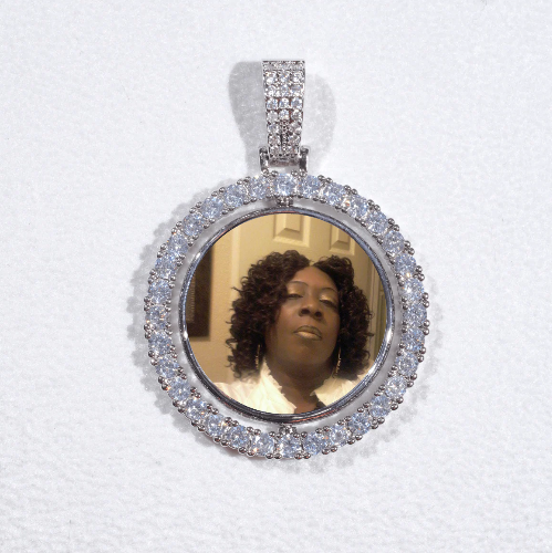 3D Spinning 2-Faced Custom Picture Pendant
