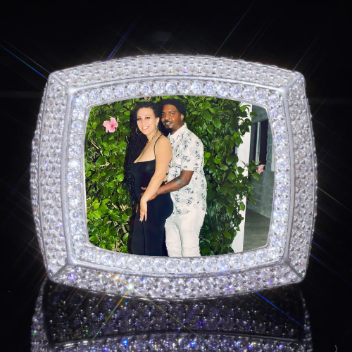 3D CUSTOM PICTURE ICED RING