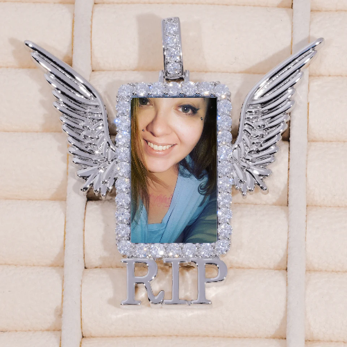 RIP WING 3D CUSTOM PICTURE PENDANT