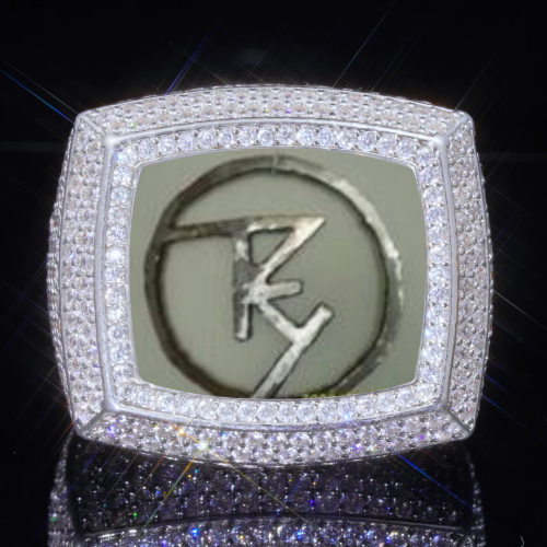 3D CUSTOM PICTURE ICED RING