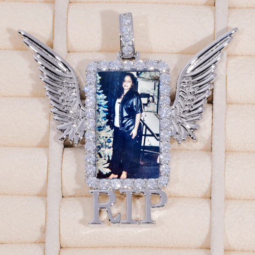 RIP WING 3D CUSTOM PICTURE PENDANT