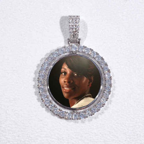3D Spinning 2-Faced Custom Picture Pendant