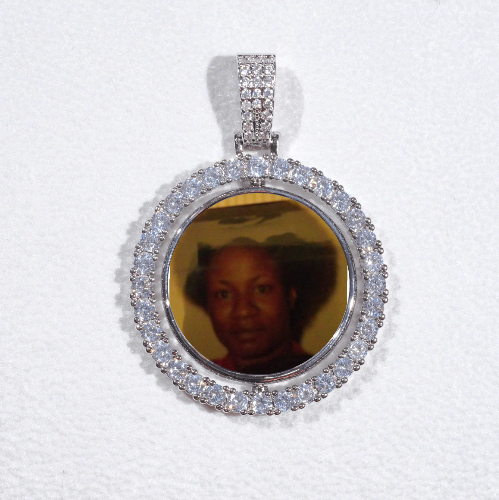 3D Spinning 2-Faced Custom Picture Pendant