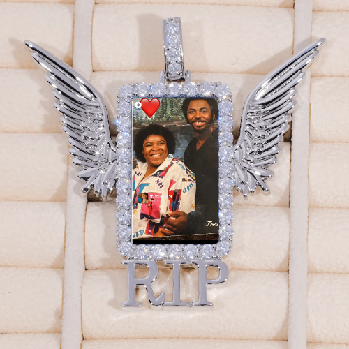 RIP WING 3D CUSTOM PICTURE PENDANT