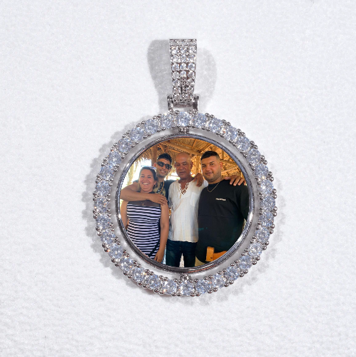 3D Spinning 2-Faced Custom Picture Pendant