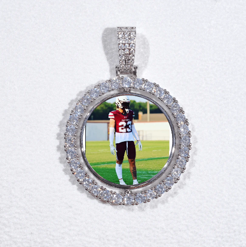 3D Spinning 2-Faced Custom Picture Pendant