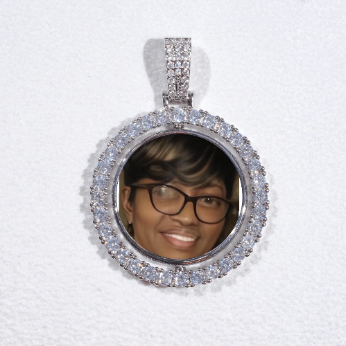 3D Spinning 2-Faced Custom Picture Pendant