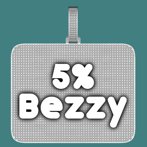 CUSTOM LETTER NECKLACE 3D BIG SQUARE