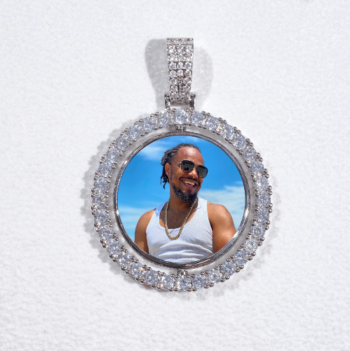 3D Spinning 2-Faced Custom Picture Pendant