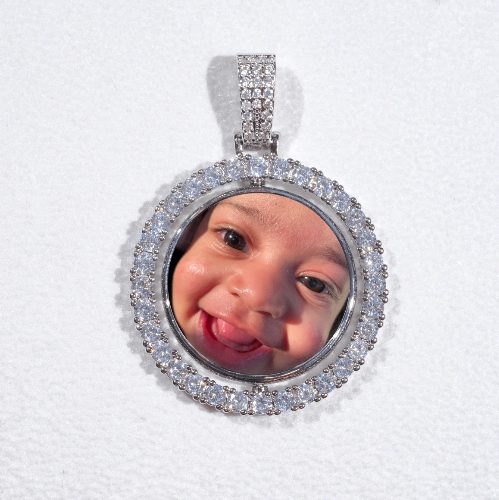 3D Spinning 2-Faced Custom Picture Pendant