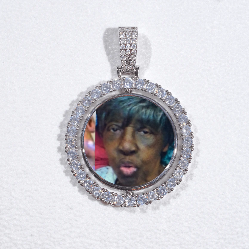 3D Spinning 2-Faced Custom Picture Pendant
