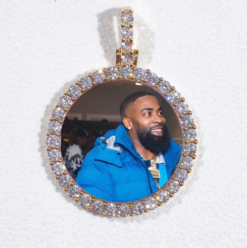 3D CIRCLE CUSTOM PICTURE PENDANT SMALL SIZE