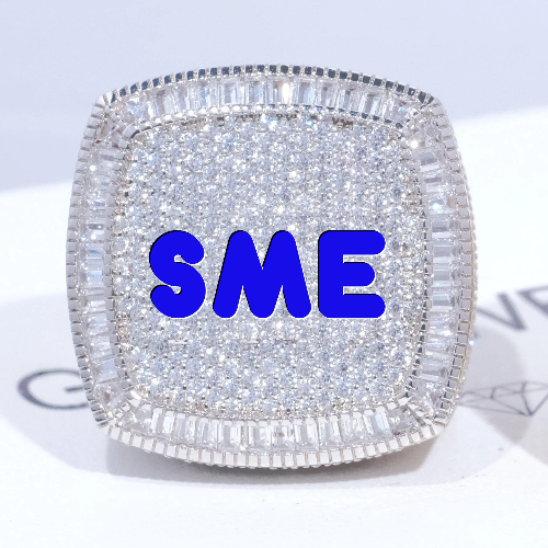 CUSTOM LETTER 3D ICED RING