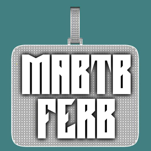 CUSTOM LETTER NECKLACE 3D BIG SQUARE