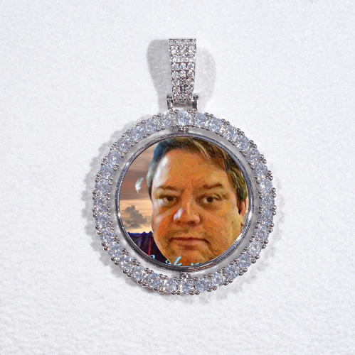 3D Spinning 2-Faced Custom Picture Pendant