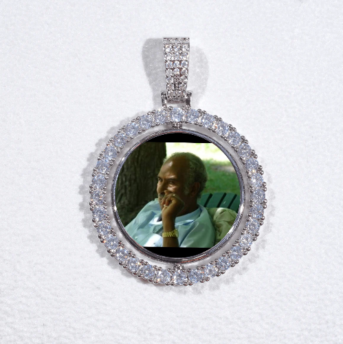 3D Spinning 2-Faced Custom Picture Pendant