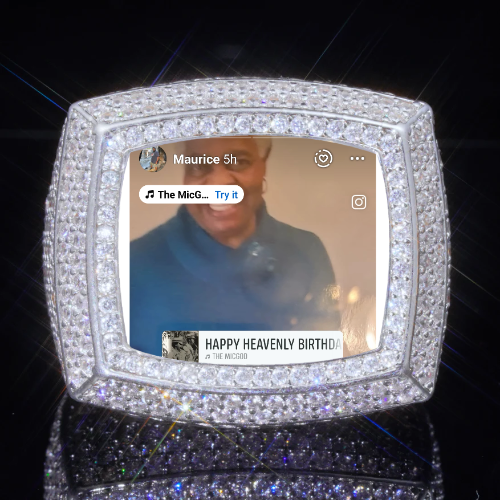 3D CUSTOM PICTURE ICED RING