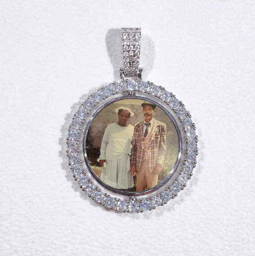 3D Spinning 2-Faced Custom Picture Pendant