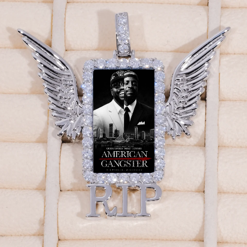 RIP WING 3D CUSTOM PICTURE PENDANT