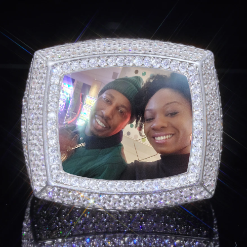 3D CUSTOM PICTURE ICED RING