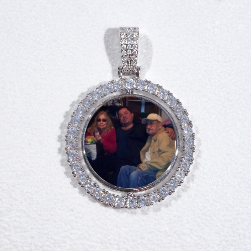 3D Spinning 2-Faced Custom Picture Pendant
