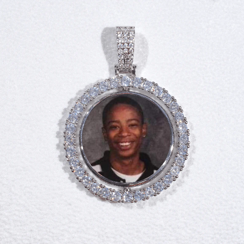 3D Spinning 2-Faced Custom Picture Pendant