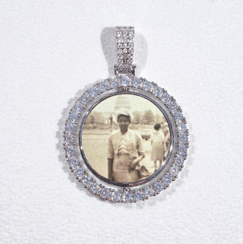 3D Spinning 2-Faced Custom Picture Pendant