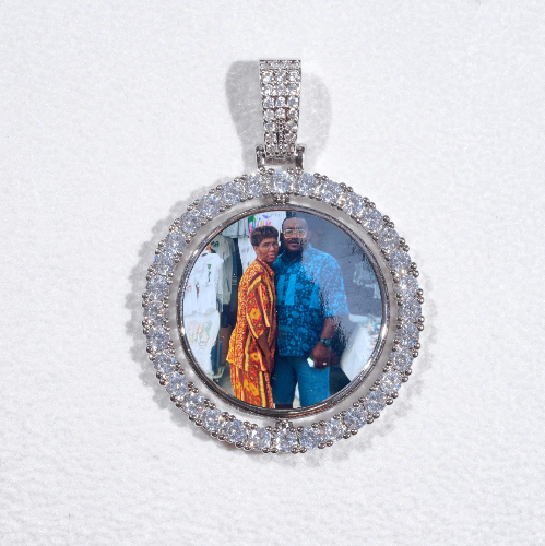 3D Spinning 2-Faced Custom Picture Pendant