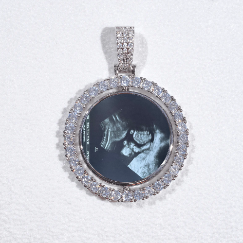 3D Spinning 2-Faced Custom Picture Pendant