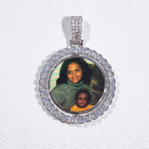 3D Spinning 2-Faced Custom Picture Pendant