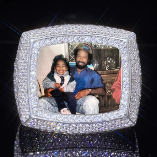 3D CUSTOM PICTURE ICED RING