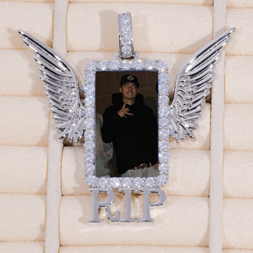 RIP WING 3D CUSTOM PICTURE PENDANT