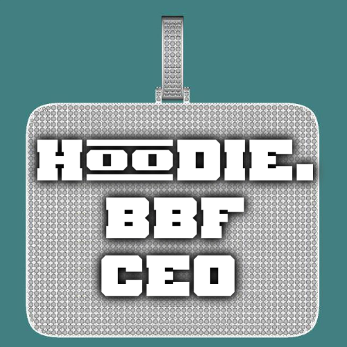CUSTOM LETTER NECKLACE 3D BIG SQUARE