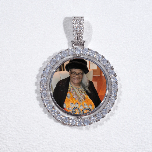 3D Spinning 2-Faced Custom Picture Pendant