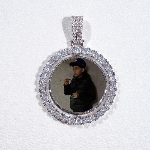 3D Spinning 2-Faced Custom Picture Pendant