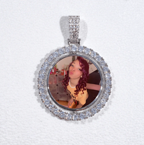3D Spinning 2-Faced Custom Picture Pendant