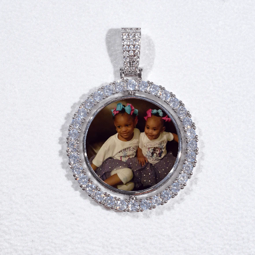 3D Spinning 2-Faced Custom Picture Pendant
