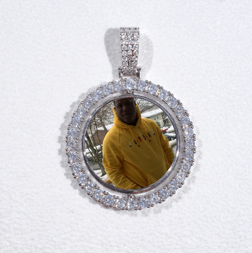 3D Spinning 2-Faced Custom Picture Pendant