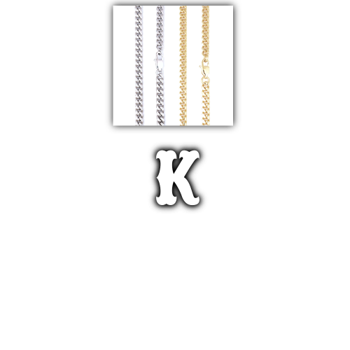 Custom Letters Freibeuter Font Necklace