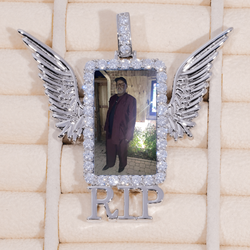 RIP WING 3D CUSTOM PICTURE PENDANT
