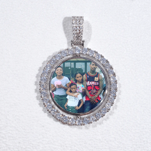 3D Spinning 2-Faced Custom Picture Pendant